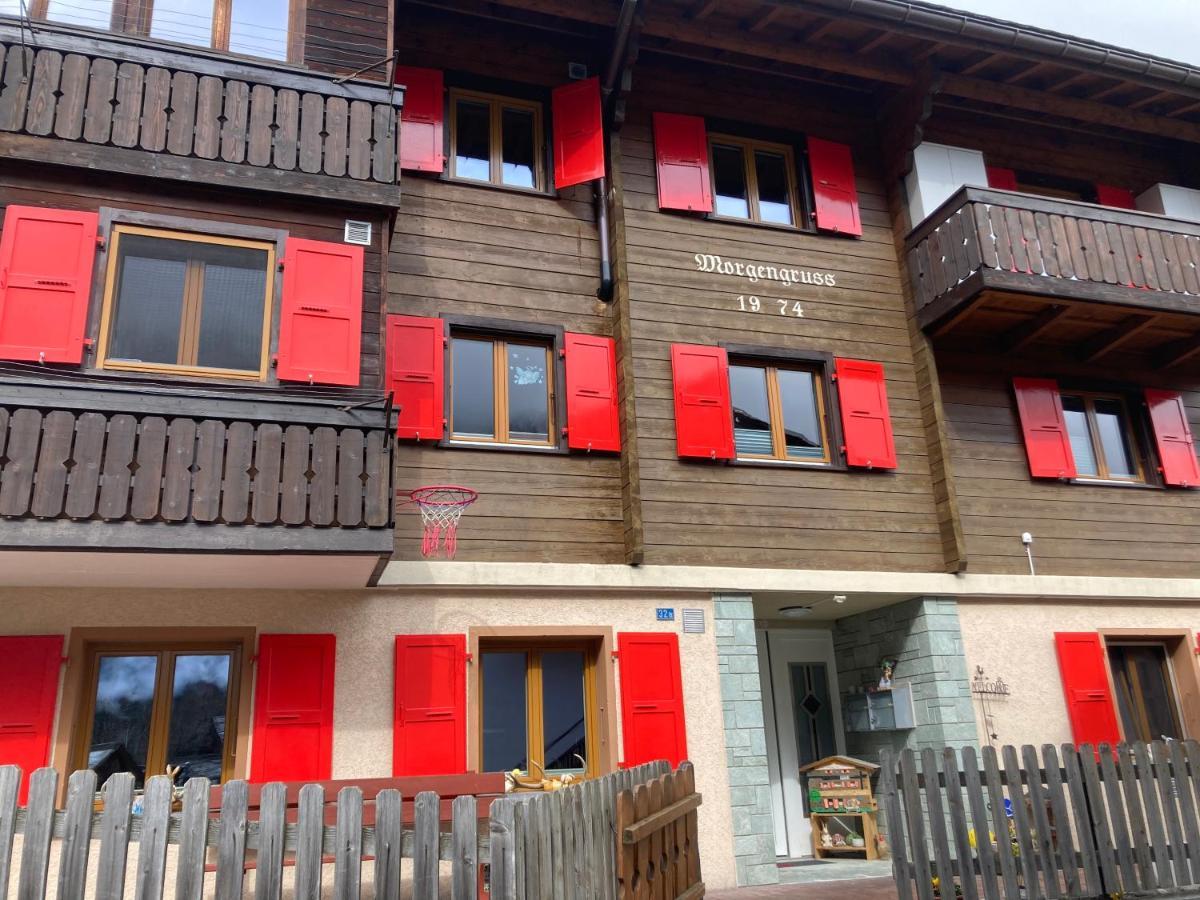 Ferienwohnung Morgengruss Санкт-Никлаус Экстерьер фото