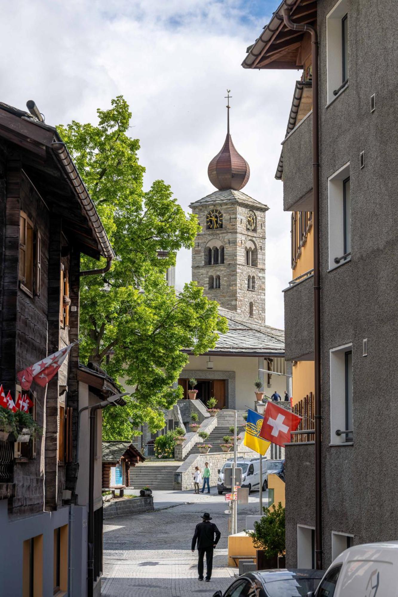 Ferienwohnung Morgengruss Санкт-Никлаус Экстерьер фото